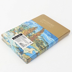 Блокнот 13*19см 112л "Два тополя" на магнитной застежке 