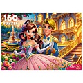 Пазлы  160 элементов Принц и принцесса в саду