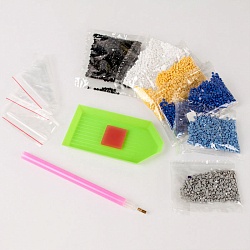 алмазная живопись 40*50см  деревня в горах