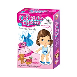 одень куклу. "малышка машенька" (на липучках)