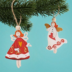 подвески "ангел" в наборе 2шт