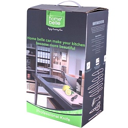 ножи в наборе 5шт. с ножницами, точилом и подставкой