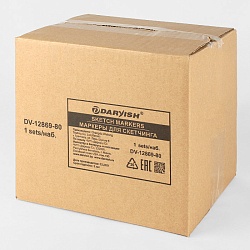 маркеры для скетчинга (двусторонние) (набор 80 цв)