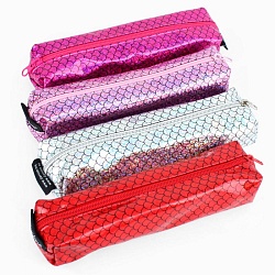 пенал мягкий тубус "darvish" цвет ассорти "голография"