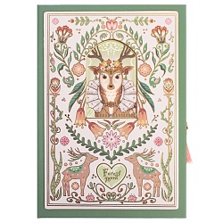 Блокнот 11,6*16,5см 112л обложка карт. с тиснением "золото"