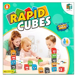 настольная игра "rapid cubes" (быстрые кубики)