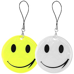 светоотражающий брелок смайлик