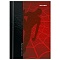 книжка записная  а6  48л "спайдер черный" 7бц, глянц.лам.
