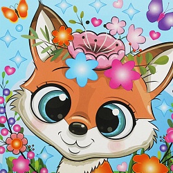 гелевая мозаика 17*23см лиса