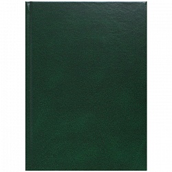 ежедневник  недатированный  а5 128л. зелёный бумвинил