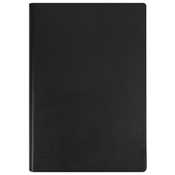 ежедневник а5 недатиров. 112л обложка кож.зам. чёрная