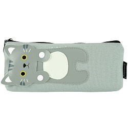 пенал мягкий тубус "котик"  ассорти