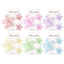 заколка-краб для волос 3шт в наборе