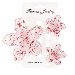 заколка-краб для волос 3шт в наборе