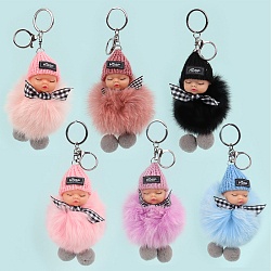 брелок "девочка" mix цвет