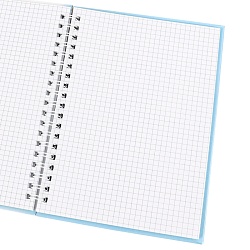 Блокнот 13*18см 48л на спирали в клетку "Космонавт"