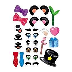 наклейки а6 4л собери картинку панда_обезьянка