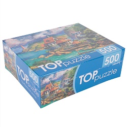 пазлы  500 элементов прибрежный домик