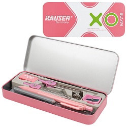 готовальня 10 предметов "xo mate" в метал. футляре