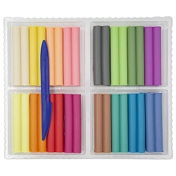 пластилин 16цв. восковой "фантазия" 240г со стеком пастельные цвета луч