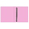 папка с 4-мя кольцами 40мм 500мкм пастель розовая