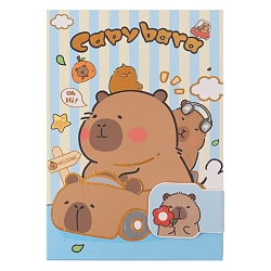 Блокнот 13*18см 80л на магнитной застёжке "Капибара"