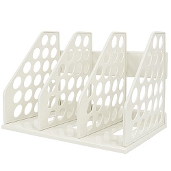 лоток вертикальный 3 отделения  белый