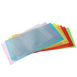 набор обложек  2 класс "darvish" (8шт/уп) 150мкм (в комплекте обложка для дневника)цветныепрозрачные