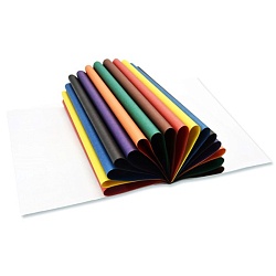 бумага цветная двухсторонняя  а4 16л. 8цв. "щенок на пляже"