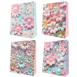 пакет подарочный 26*32*10см  "цветы"