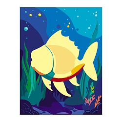 наклейки а6 4л собери картинку рыба_морской конёк