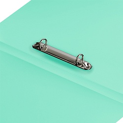 папка с 2-мя кольцами 25мм 500мкм пастель мятная