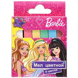 мелки цветные  6 шт "barbie"