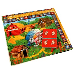 настольная игра ходилка веселая ферма