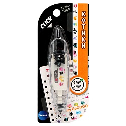 корректор-лента с рисунком "котики" 6мм*4м