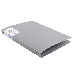 папка с 4-мя кольцами 25мм 700мкм серая