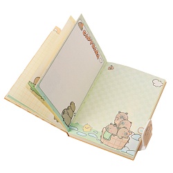 Блокнот 13*18см 80л на магнитной застёжке "Капибара"