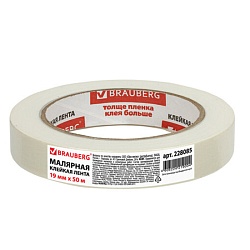 лента малярная 19мм*50м креппированная