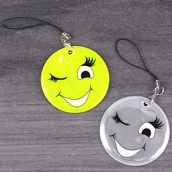 светоотражающий брелок смайлик