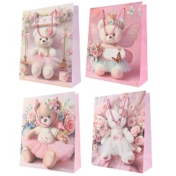 пакет подарочный 18*23*10см "мишутка принцесса"