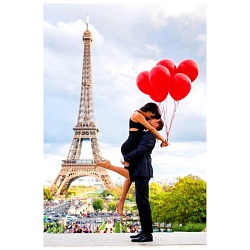 набор для творчества "рисование по номерам" 30*20см  волшебство парижа