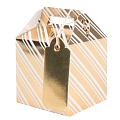 Коробка подарочная "Mini" 4 шт в наборе белый/золото 5*5*5 см