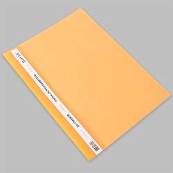 папка-скоросшиватель а4 оранжевая 120/180мкм