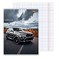 Тетрадь  96л кл. "Авто в горах" обложка цветная мелованная