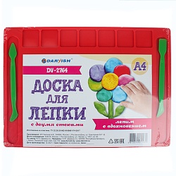 доска для лепки а4+2стека пласт. "darvish"