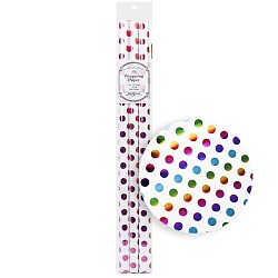 бумага упаковочная 3шт в наборе горошек