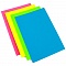 картон цветной гофрированный флуоресцентный  а4 4л. 4цв. "друзья"