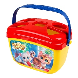 сортер-ведерко милые котята