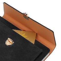 ежедневник а5 недатиров. 100л обложка кож.зам. с карманом на застёжке