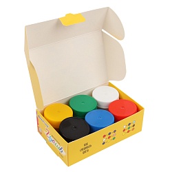 гуашь  6цв. "зайка" 17мл  картонная упаковка 